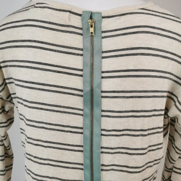 Pink Rose Zip  Back Long Sleeve Top - Picture 4 of 5